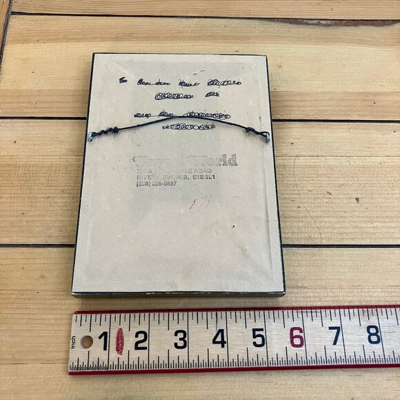 Holly Hobbie Style Cross Stitch Framed Embroidery Picture Vintage WonderArt Lucy - Picture 6 of 6